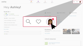 Student account in Xello. The avatar menu is highlighted with a dot indicating the student has messages.